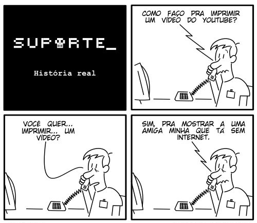 Enquanto isso no suporte técnico...- 29/03/2011