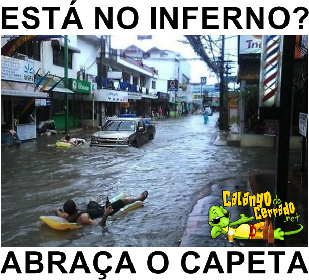 Está no inferno?