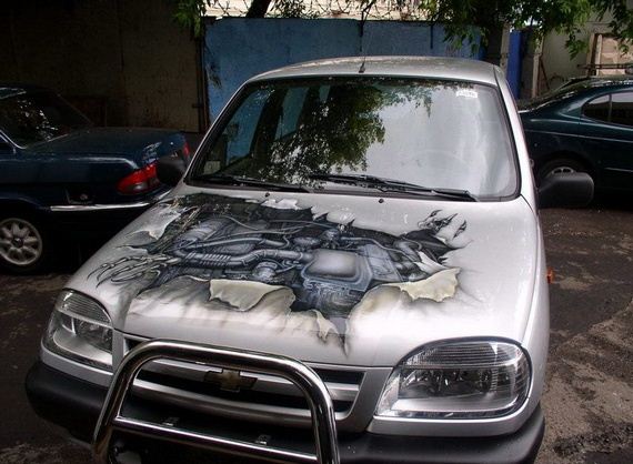 Pinturas incríveis em carros