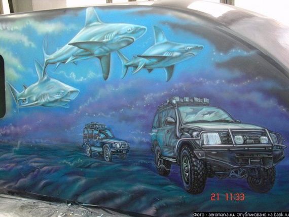 Pinturas incríveis em carros