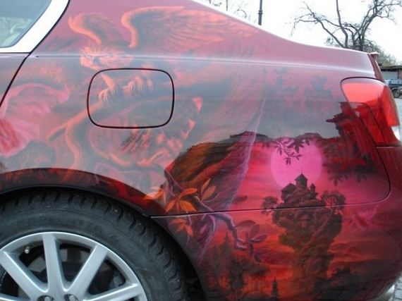 Pinturas incríveis em carros