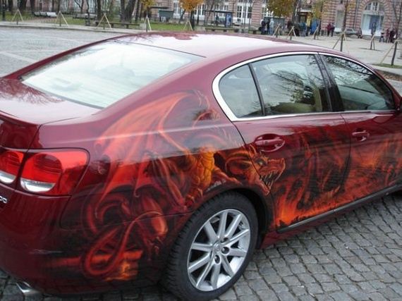 Pinturas incríveis em carros