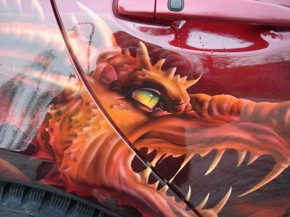 Pinturas incríveis em carros