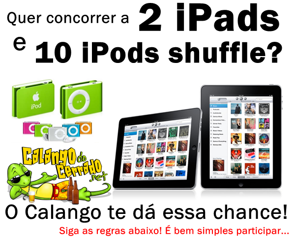 #Promoção: 2 iPads e 10 iPods shuffle