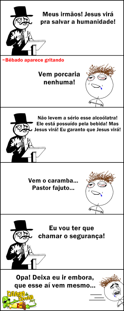 Bêbado na igreja