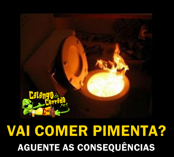 Vai comer pimenta?