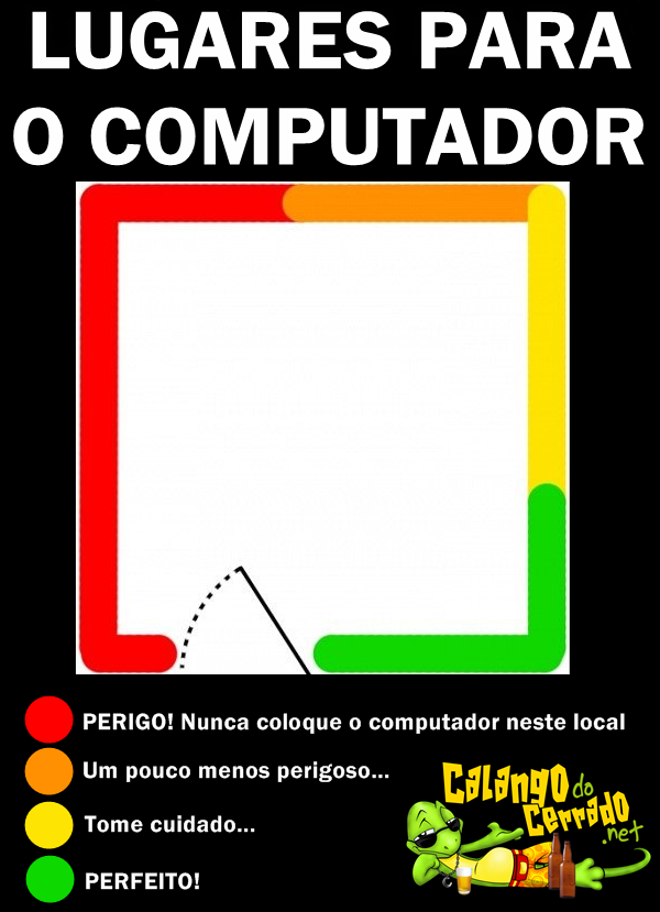 Dica de onde posicionar o seu computador