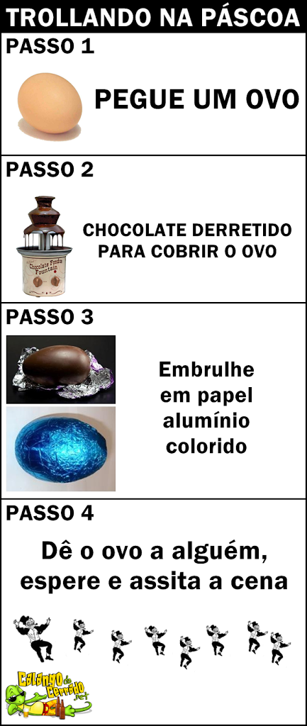 Se divirta na páscoa trollando alguém