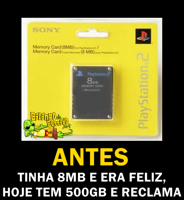 Antigamente x Hoje