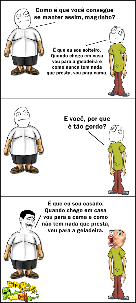 Por que o gordo é gordo e o magro é magro?