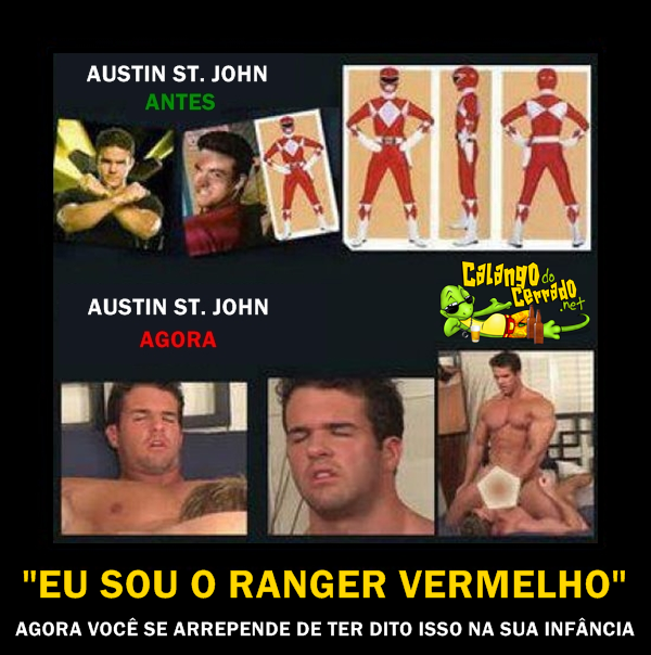 Olha o que o Power Ranger vermelho virou