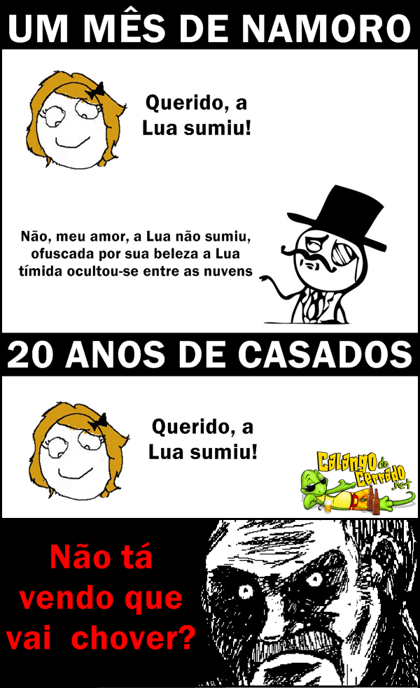 Namorando X Depois de casados