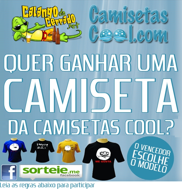 #PROMOÇÃO: "Eu quero minha camiseta Cool"