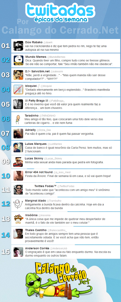 Twitadas Épicas da Semana #16