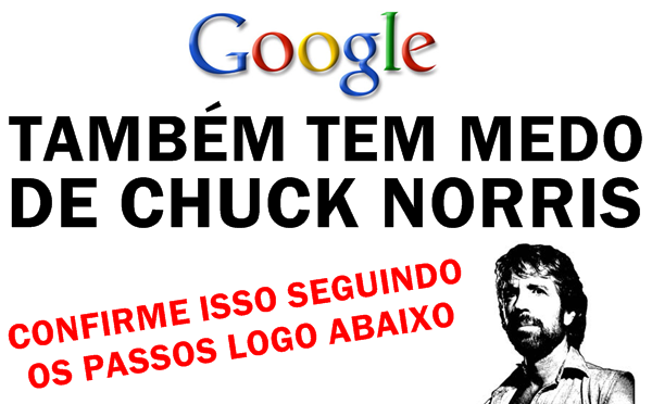 O Google também teme Chuck Norris