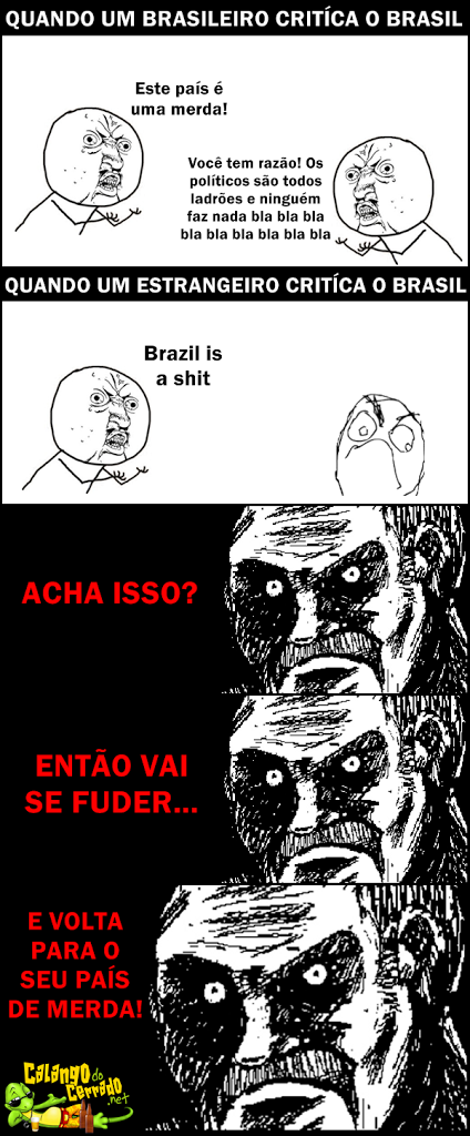 Falando mal do Brasil