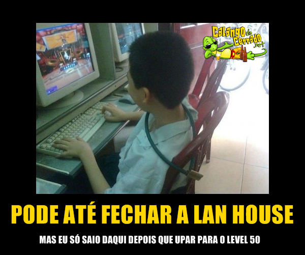 Quando o nerd não tem computador em casa