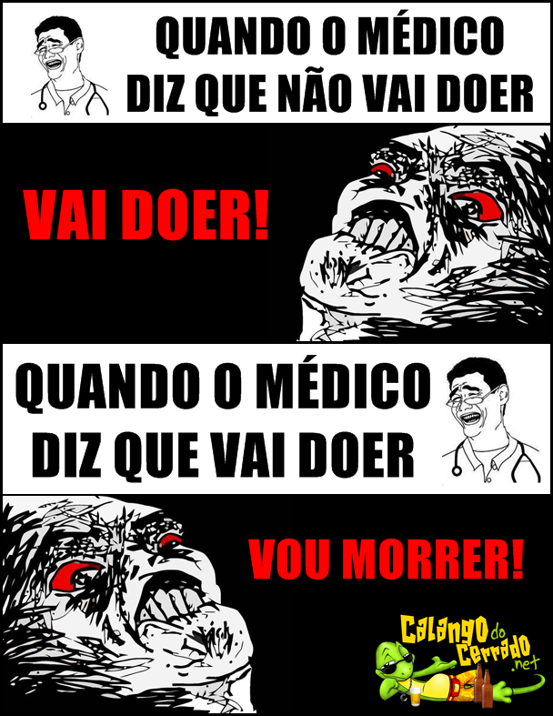 Quando vai ao médico