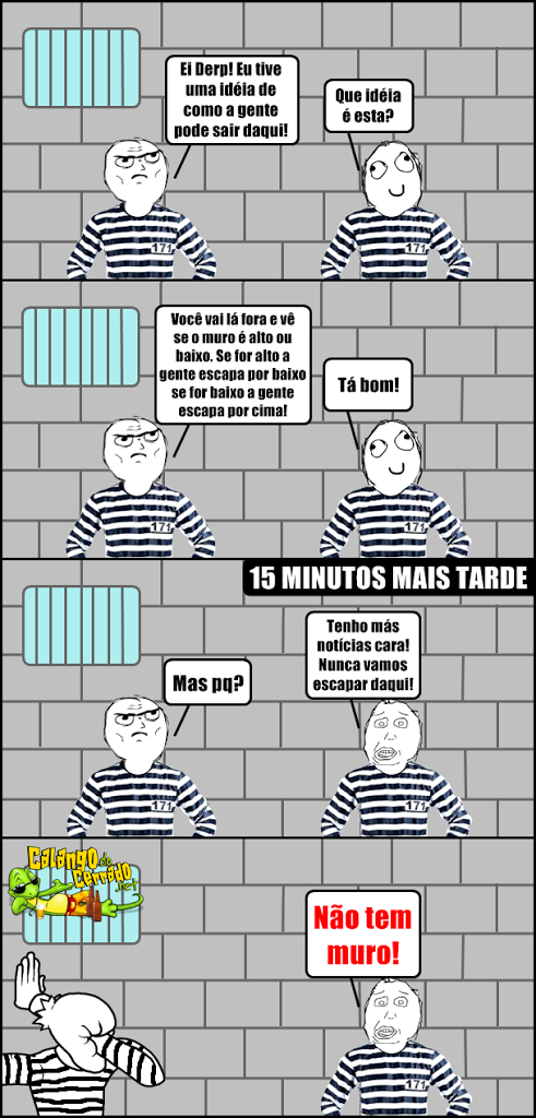 Enquanto isso em um presídio português