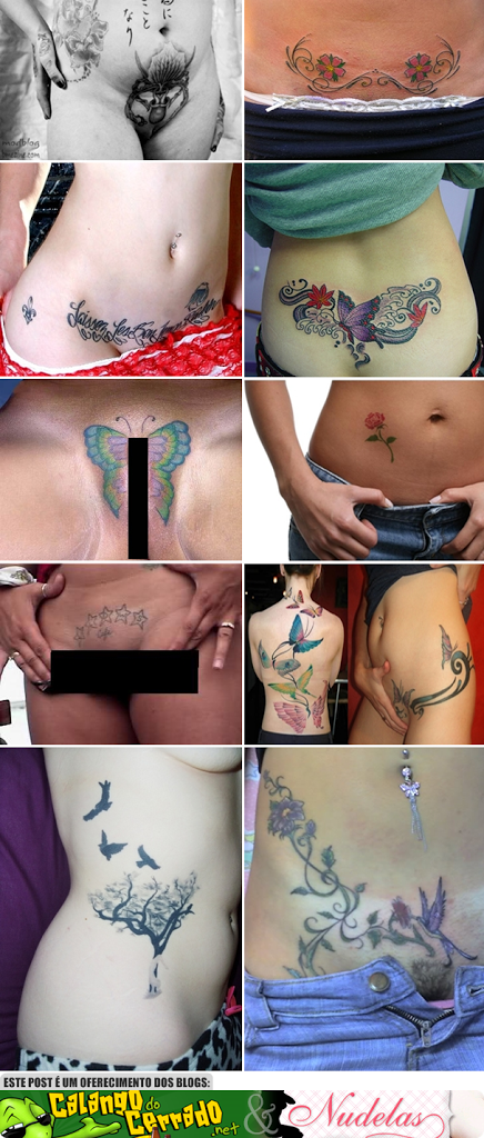 Tatuagens Íntimas [+18] // Parceria com @Nudelas