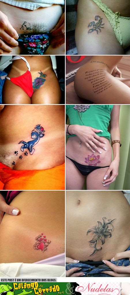 Tatuagens Íntimas [+18] // Parceria com @Nudelas