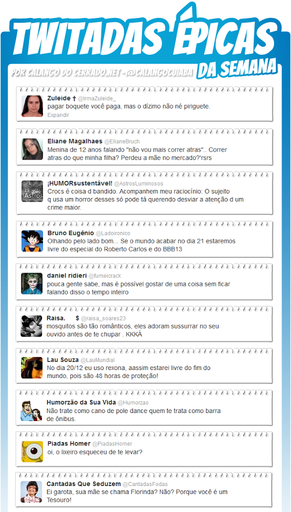 Twitadas Épicas da Semana #47