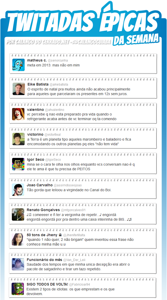 Twitadas Épicas da Semana #50