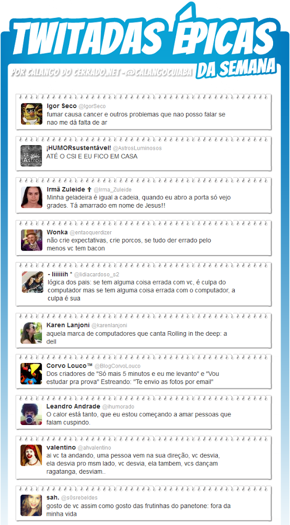 Twitadas Épicas da Semana #49