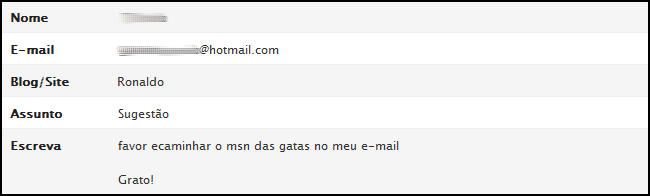 Recebemos no e-mail #04