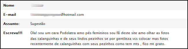 Recebemos no e-mail #05