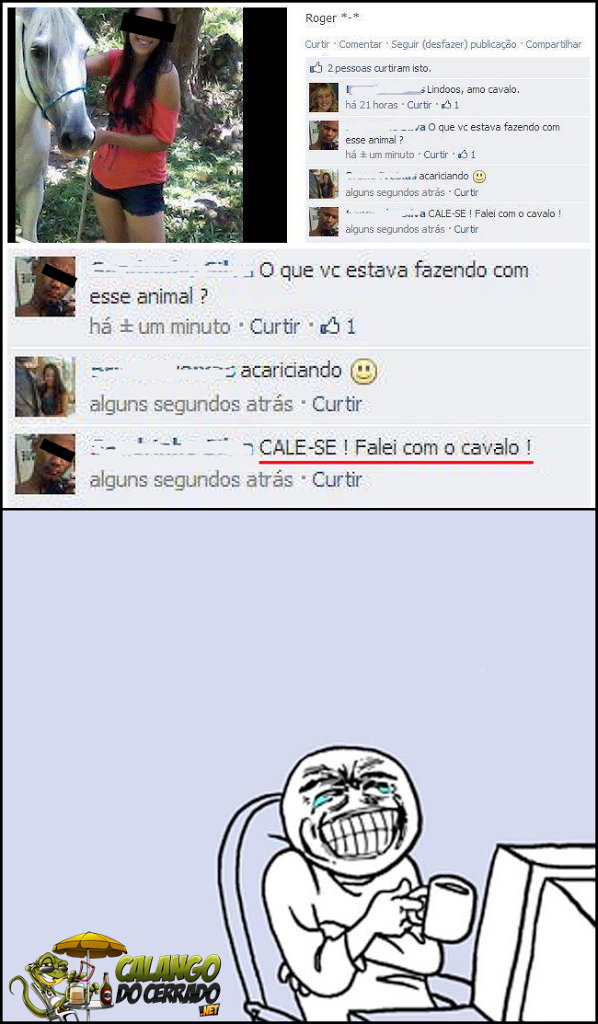 Enquanto isso no facebook...