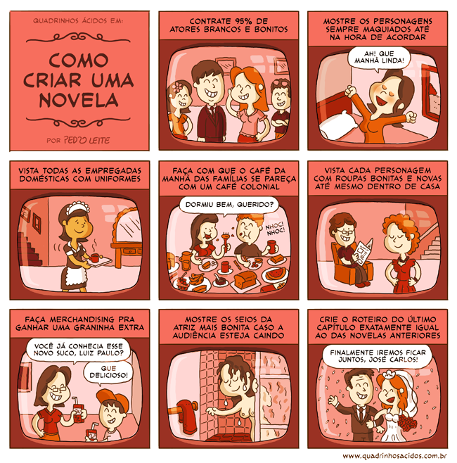 Quadrinhos ácidos em: Como criar uma novela