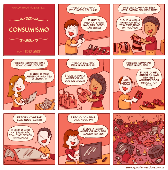 Quadrinhos Ácidos - Consumismo