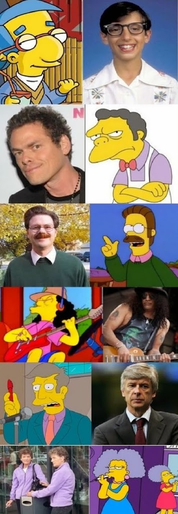 Como seriam os personagens dos Simpsons se fossem reais?