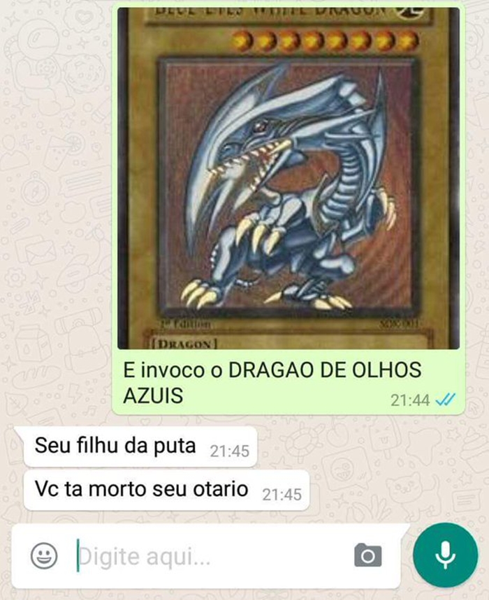 Uma aula de defesa por whatsapp