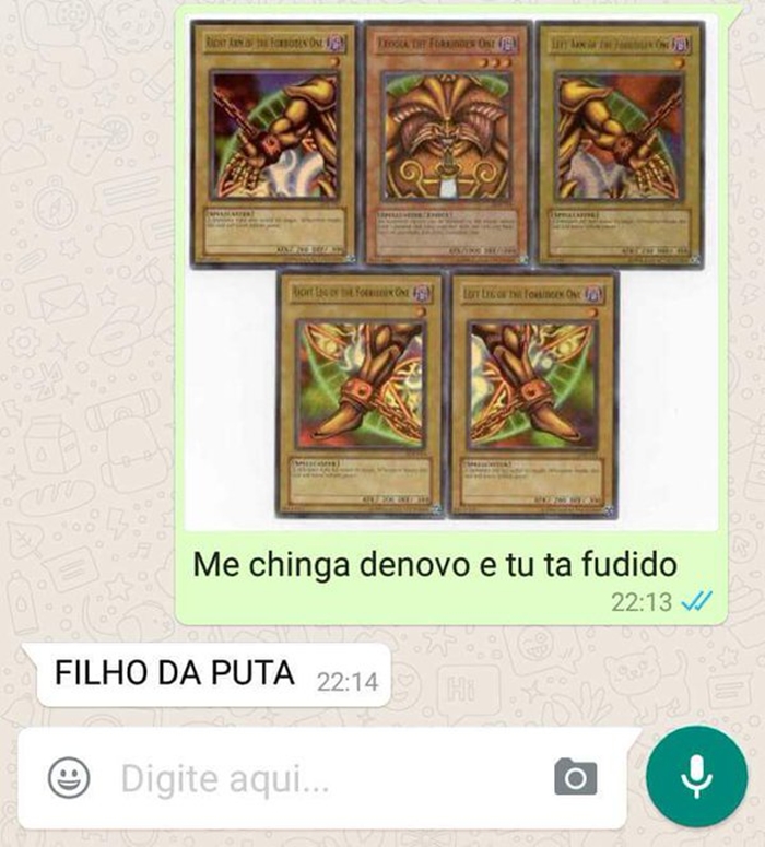 Uma aula de defesa por whatsapp