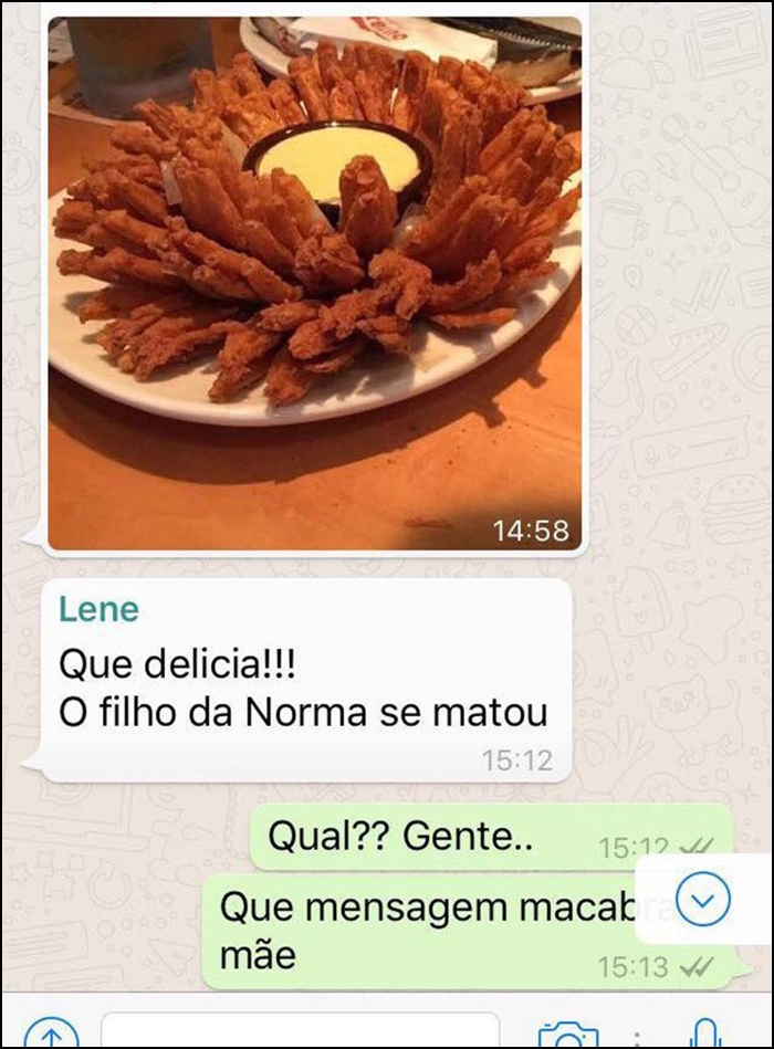 mãe no whatsapp