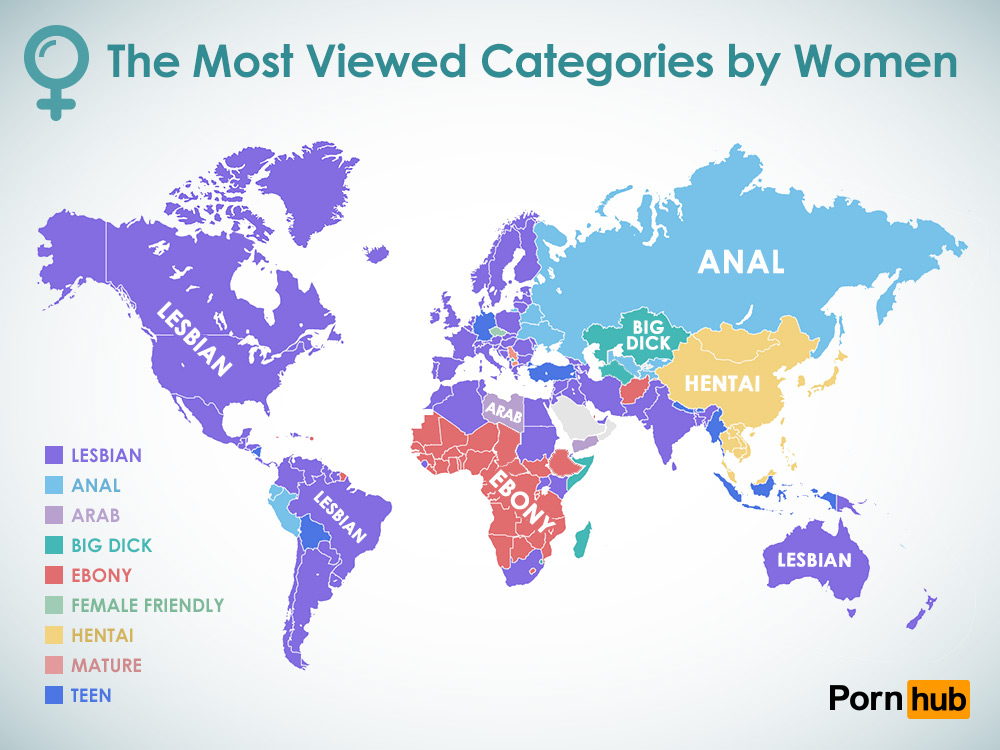 As categorias de pornô que as mulheres mais buscam ao redor do mundo