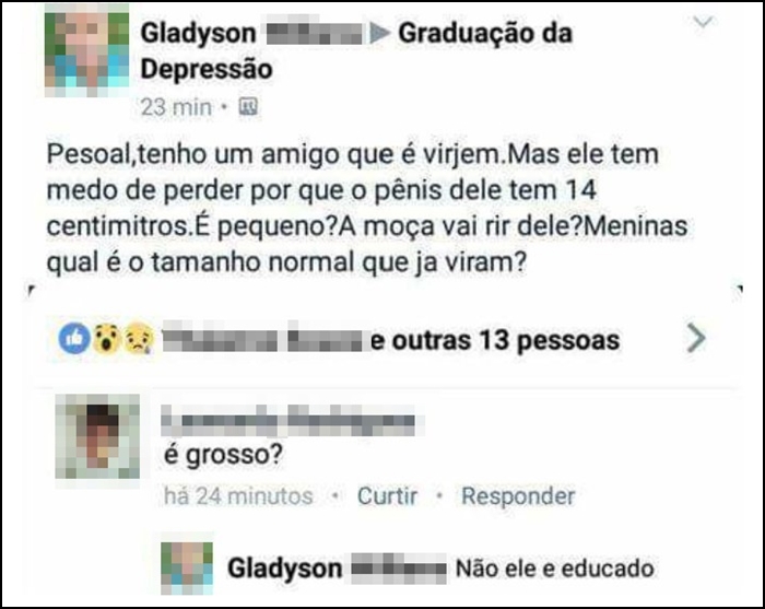 Um pau bem educadinho