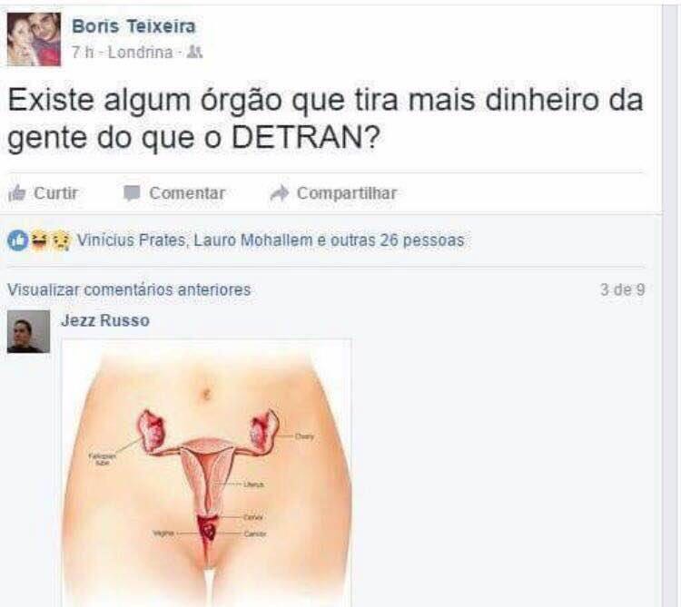 Tem algum órgão que tirar mais dinheiro da gente do que o DETRAN? Tem!