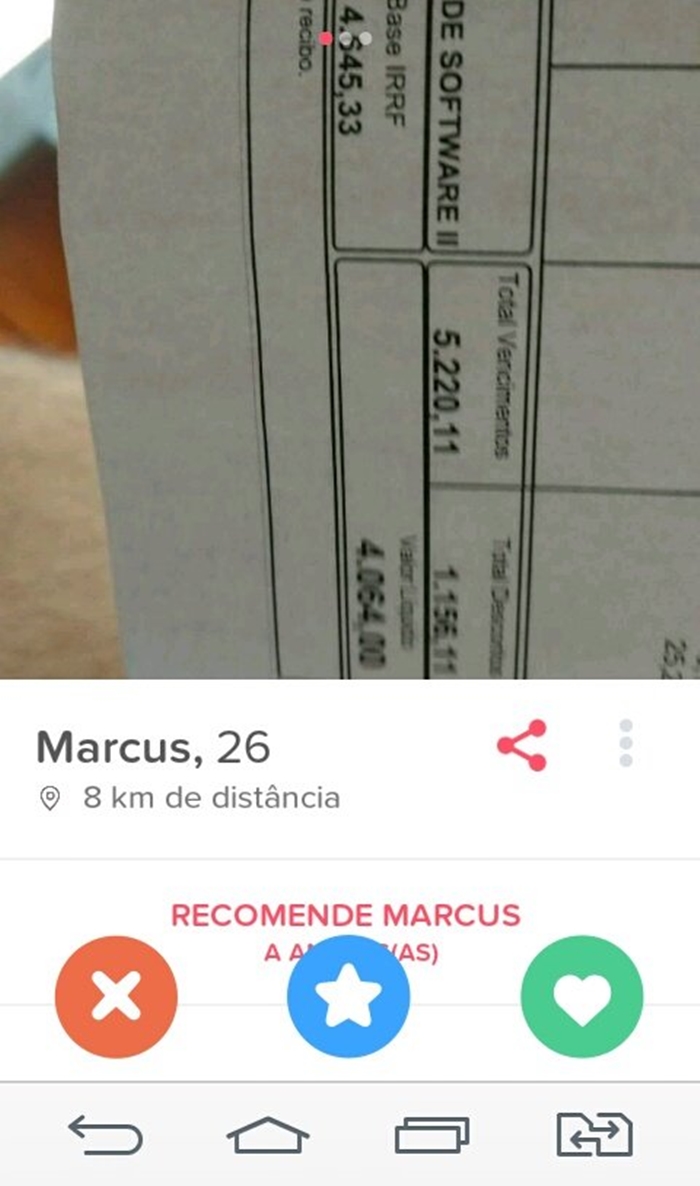 Sendo o mais direto possível no Tinder