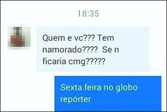 Quando cara não quer perder tempo...