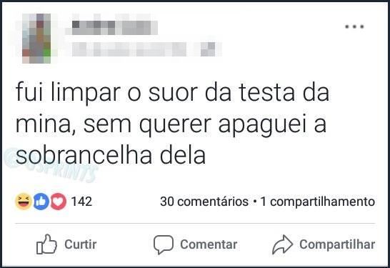 Dica: Se a mina suar, deixa suar...