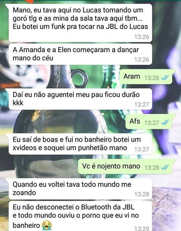 Não mano, cê não fez isso né?