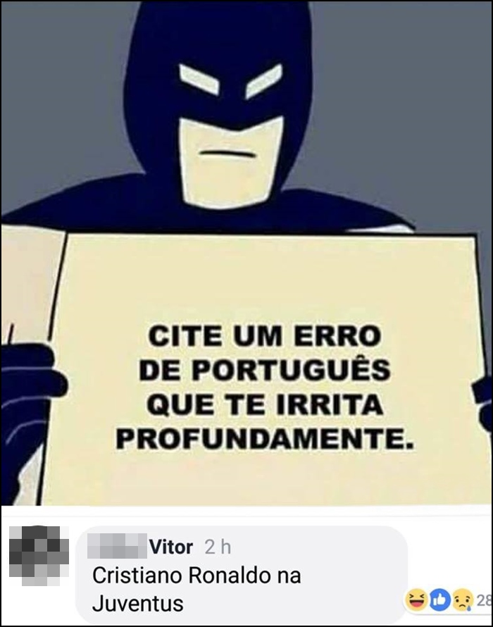 Erro de português